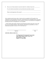 Licensed Guide Application - New York, Page 5