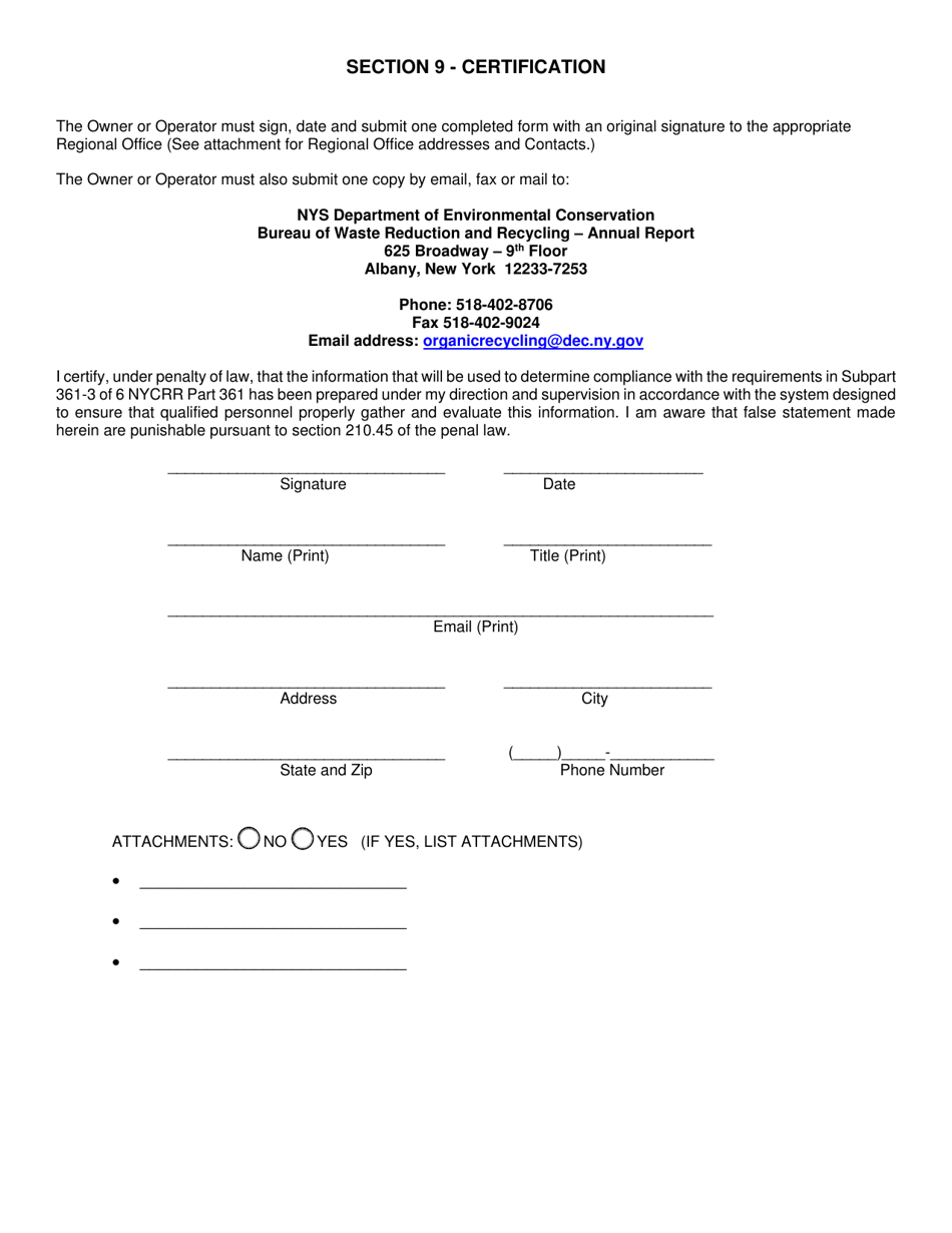 Registered Anaerobic Digester Annual Report - New York, Page 7