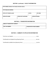 Permitted Biosolids Land Application Annual Report - New York, Page 3