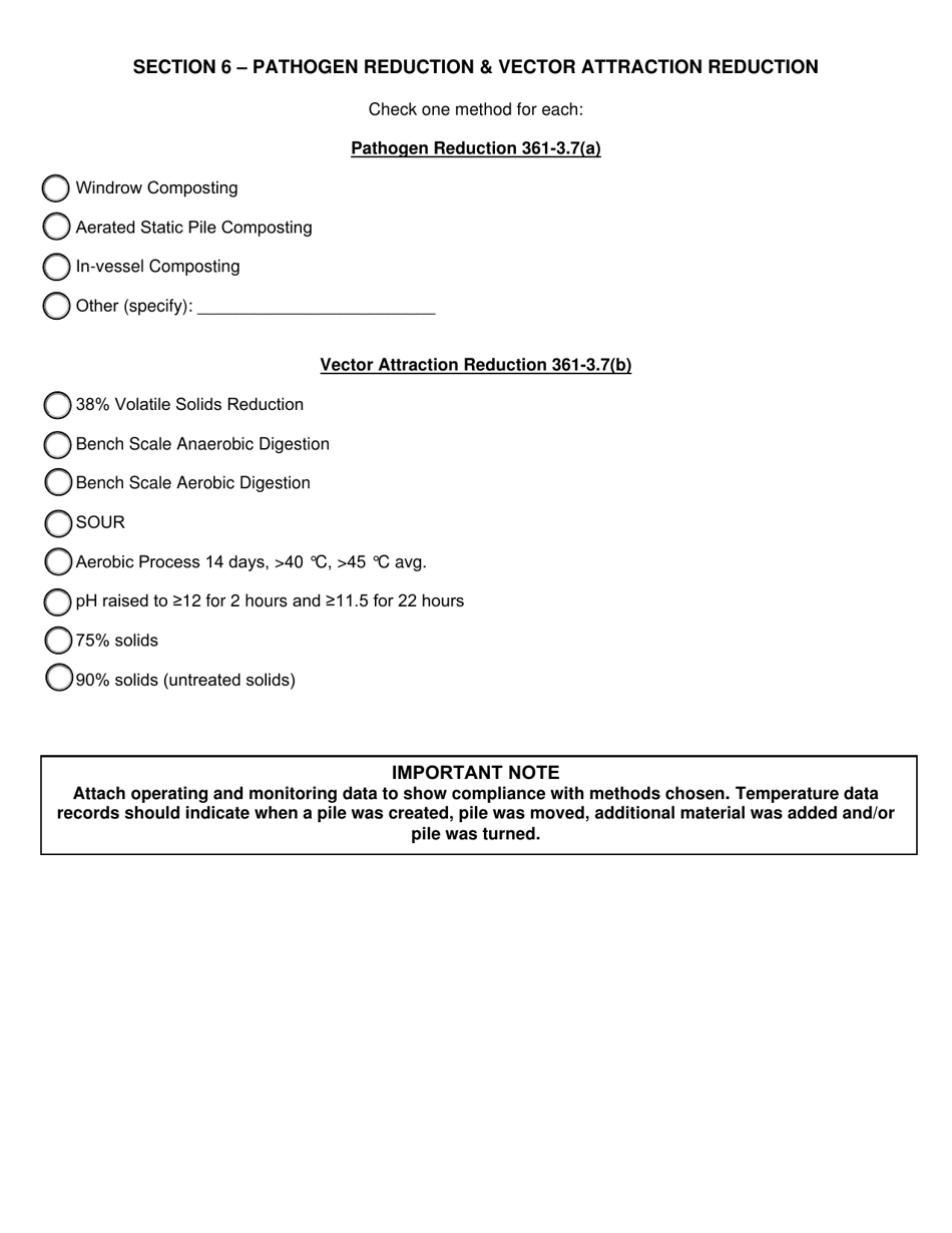 Permitted Biosolids Composting Facility Annual Report - New York, Page 6
