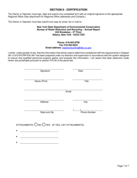 Registered Facility Annual Report - Septage Land Application (Including Composting Toilet Residuals) - New York, Page 7