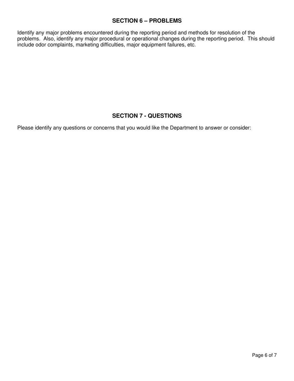 Registered Unrecognizable Food Processing Waste Land Application Annual Report - New York, Page 6