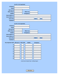 Custom Record Template - Project Staffing - New York, Page 2