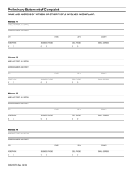 Form DOS-1507-F Preliminary Statement of Complaint - New York, Page 3