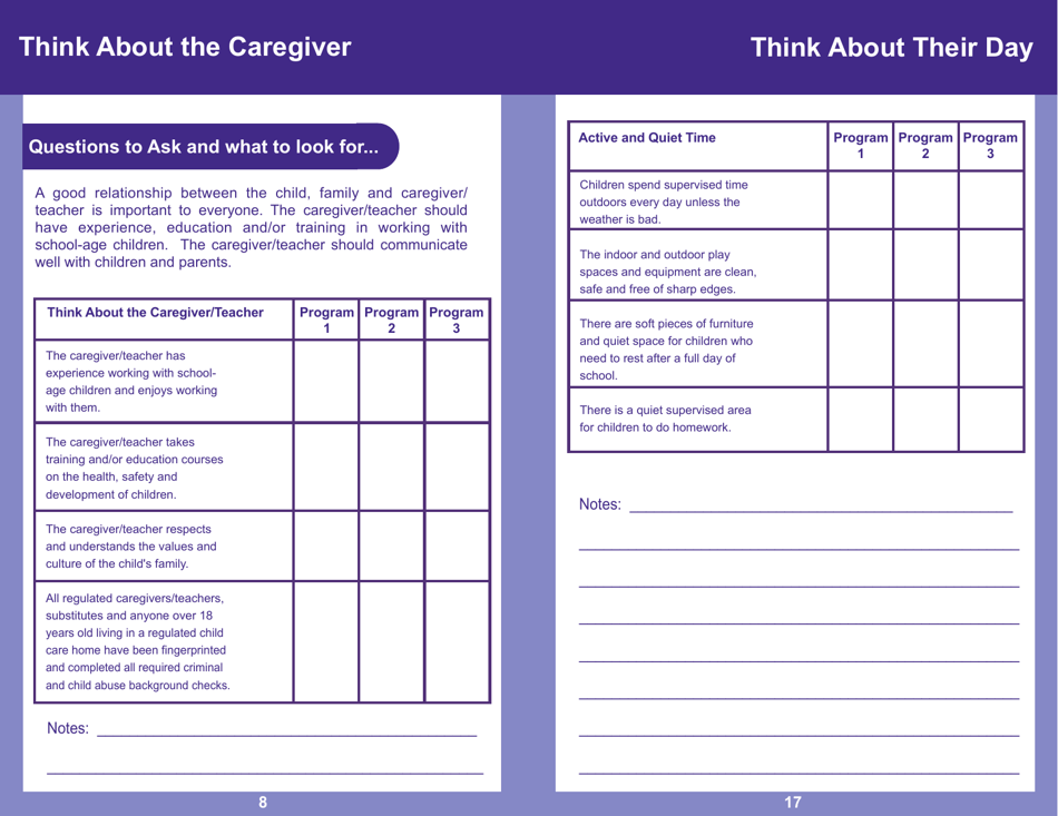 Form PUB-1115D As You Think About Child Care for Your School-Age Child - New York, Page 8