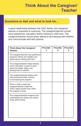 Form PUB-1115B As You Think About Child Care for Your Infant or Toddler - New York, Page 7