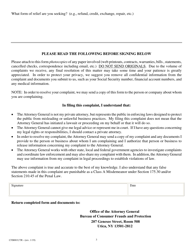 Form CFB001UTR Utica Complaint Form - New York, Page 3