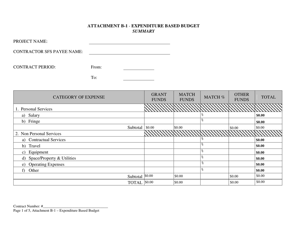 New York Expenditure Based Budget Fill Out, Sign Online and Download
