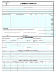 Form AC3253-S &quot;Ovs Claim for Payment Form&quot; - New York