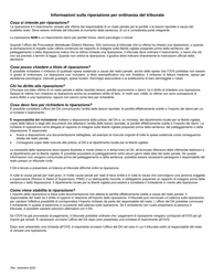 Claim Application - New York (Italian), Page 2