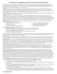 Form C-32 Waiver Agreement - Section 32 Wcl - New York (Italian), Page 2
