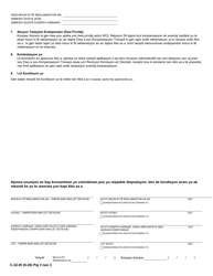 Form C-32-I Settlement Agreement - Section 32 Wcl Indemnity Only Settlement Agreement - New York (Haitian Creole), Page 3