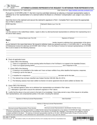 Document preview: Form OC-400.17 Attorney/Licensed Representative Request to Withdraw From Representation - New York