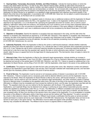 Form RB-89 Application for Board Review - New York, Page 2