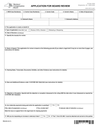 Form RB-89 Application for Board Review - New York, Page 3