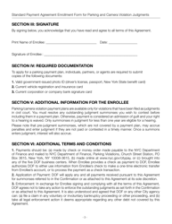 Standard Payment Agreement Enrollment Form for Parking and Camera Violation Judgments - New York City, Page 3