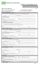 Document preview: Permittee Registration Application - New York City (Bengali)