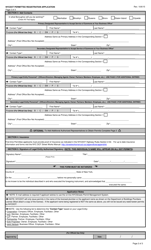 Permittee Registration Application - New York City, Page 2