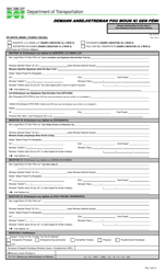 Document preview: Permittee Registration Application - New York City (Haitian Creole)
