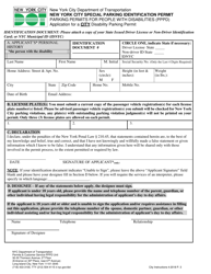 Application for a City Permit - Parking Permits for People With Disabilities (Pppd) - New York City, Page 3