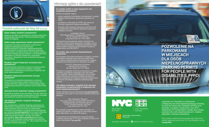 Application for a City Permit - Parking Permits for People With Disabilities (Pppd) - New York City (Polish), Page 7