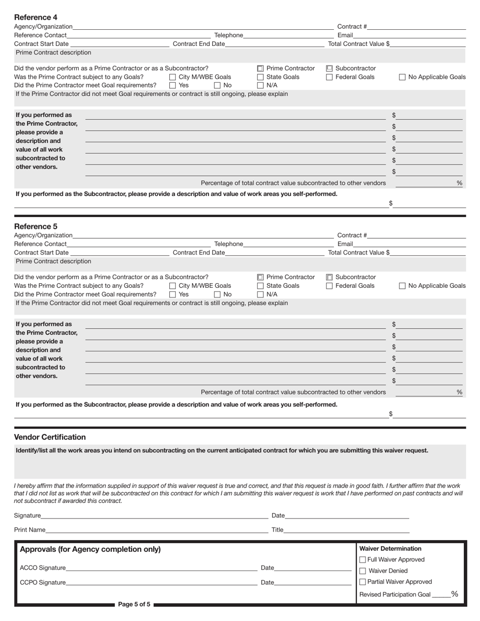 Schedule B Download Fillable PDF Or Fill Online M/Wbe Utilization Plan ...