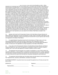 Communitization Agreement - Short Term - New Mexico, Page 3