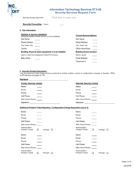 Form STS-06 Security Services Request Form - North Carolina, Page 2