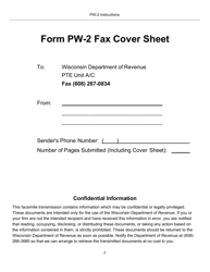 Instructions for Form PW-2, IC-005 Wisconsin Nonresident Partner, Member, Shareholder, or Beneficiary Pass-Through Withholding Exemption Affidavit - Wisconsin, Page 7