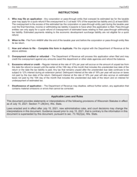 Form 4466W (IC-831) Corporation or Pass-Through Entity Application for Quick Refund of Overpayment of Estimated Tax - Wisconsin, Page 2