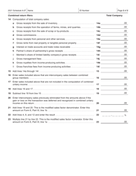 Form IC-305 Schedule A-07 Wisconsin Apportionment Percentage for Interstate Air Carriers - Wisconsin, Page 2