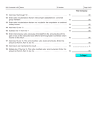 Form IC-307 Schedule A-09 Wisconsin Apportionment Percentage for Interstate Railroads - Wisconsin, Page 2