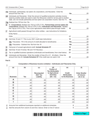 Form IC-015 Schedule MA-A Wisconsin Agricultural Credit - Wisconsin, Page 2