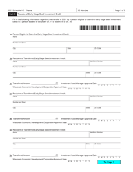 Form IC-039 Schedule VC Wisconsin Venture Capital Credits - Wisconsin, Page 3