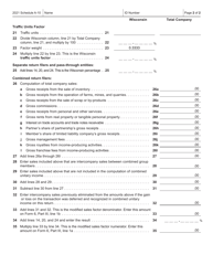 Form IC-308 Schedule A-10 Wisconsin Apportionment Percentage for Interstate Pipeline Companies - Wisconsin, Page 2