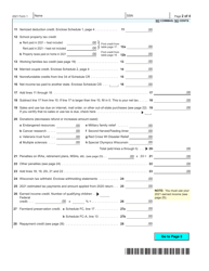 Form 1 (I-010I) Wisconsin Income Tax - Wisconsin, Page 2