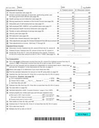 Form 1NPR (I-050I) Nonresident &amp; Part-Year Resident Wisconsin Income Tax - Wisconsin, Page 2