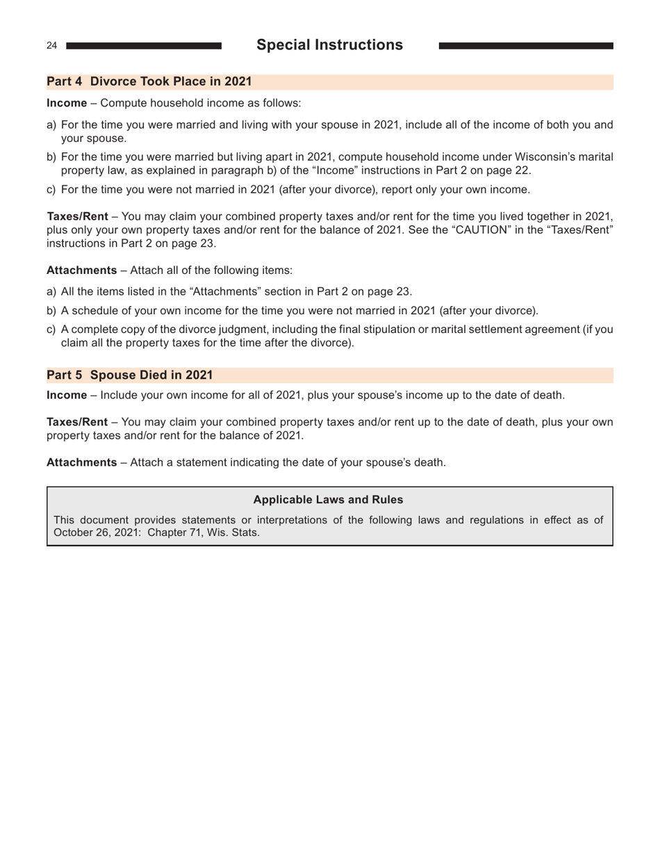 Download Instructions for Form I015, I016 Schedule H, HEZ PDF, 2021