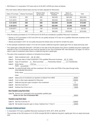 Instructions for Form I-077 Schedule QI Sale of Investment in a Qualified Wisconsin Business - Wisconsin, Page 3