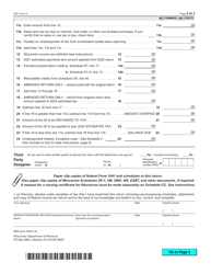 Form 2 (I-020) Wisconsin Fiduciary Income Tax for Estates or Trusts - Wisconsin, Page 2