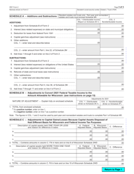Form 2 (I-020) Wisconsin Fiduciary Income Tax for Estates or Trusts - Wisconsin, Page 3