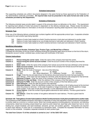 Instructions for Form GAS-1301 Motor Fuel Transporter Return - North Carolina, Page 2