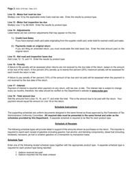 Instructions for Form GAS-1219 Motor Fuel Importer Return - North Carolina, Page 3