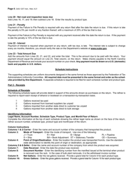 Instructions for Form GAS-1207 Refiner Return - North Carolina, Page 4