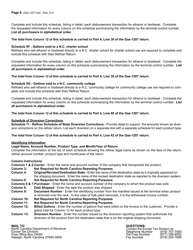 Instructions for Form GAS-1207 Refiner Return - North Carolina, Page 8