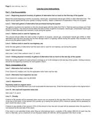 Instructions for Form GAS-1258 Retailer of Alternative Fuel Return - North Carolina, Page 2