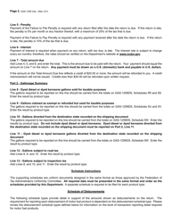 Instructions for Form GAS-1259 Motor Fuel Backup Tax Return - North Carolina, Page 2