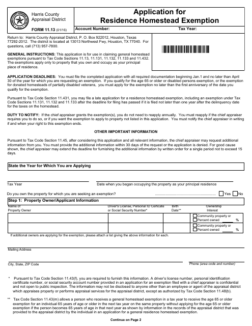 Form 11.13  Printable Pdf