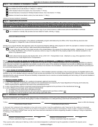 Form 11.13 Application for Residence Homestead Exemption - Harris County Appraisal District, Texas, Page 3