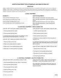 VA Form 21-4502 Application for Automobile or Other Conveyance and Adaptive Equipment, Page 4